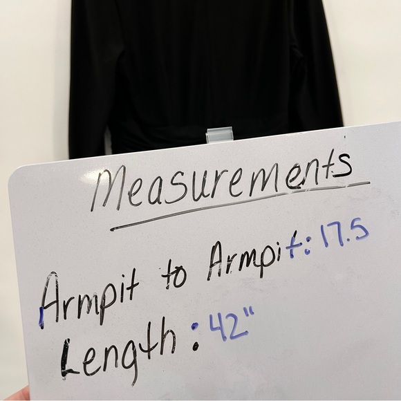 Jessica Howard Womens Portrait Collar Dress Sz 14W Black Witchy Whimsigoth Vamp - Picture 12 of 12